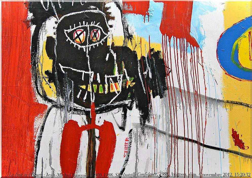Painting by Jean Michel Basquiat