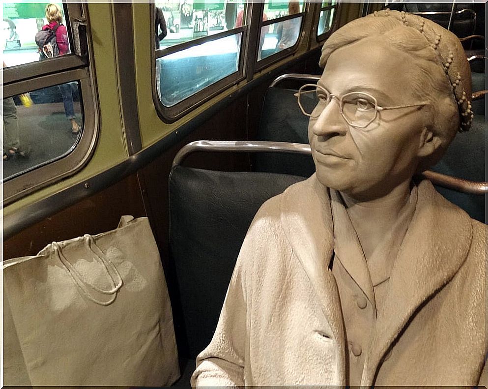 Rosa Parks sculpture