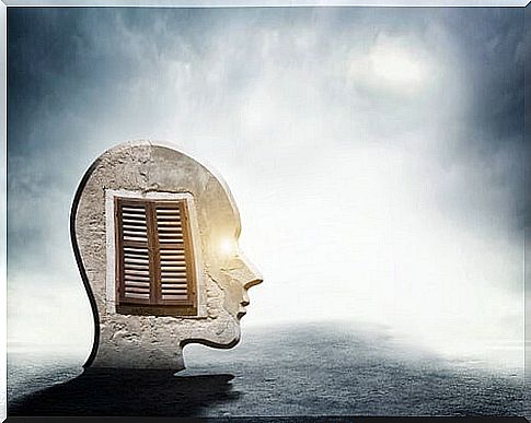 Mind of a person with a window inside